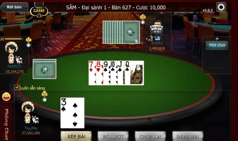 Cách Chơi Sâm Lốc Nhà Cái 98WIN Hiệu Quả Nhất 2025 2 Bàn chơi Sâm Lốc Nhà Cái 98WIN