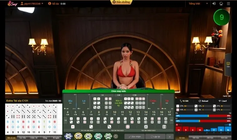 Cách Chơi Tài Xỉu Nhà Cái 98WIN Dễ Thắng Nhất 2025 2 Giao diện chơi Tài Xỉu Nhà Cái 98WIN