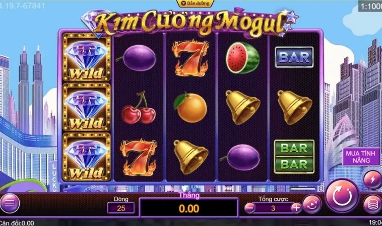 Bí Quyết Chinh Phục Trò Chơi Nổ Hũ Kim Cương Tại 98WIN Hiệu Quả 2 Giao diện chơi game Nổ Hũ Kim Cương tại 98WIN